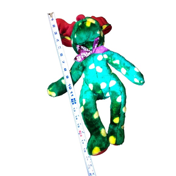 Kellytoy Polka Dot Christmas Rudolph Reindeer Spotted Moose 18” Plush Stocking - Picture 6 of 7